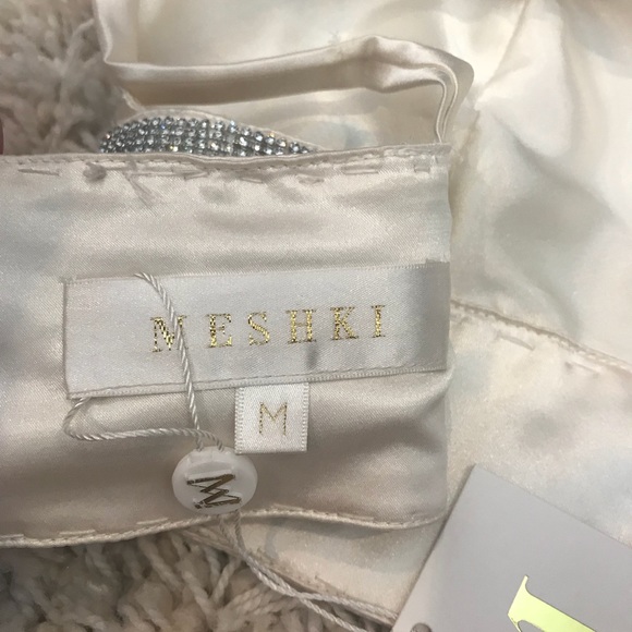 NWT Meshki Diamonte two piece set- ivory dress - Picture 4 of 8